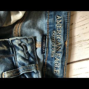 WORN ONCE American eagle destroyed skinnies